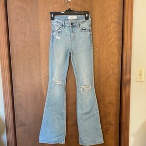 Hidden Light Blue Flare Jeans